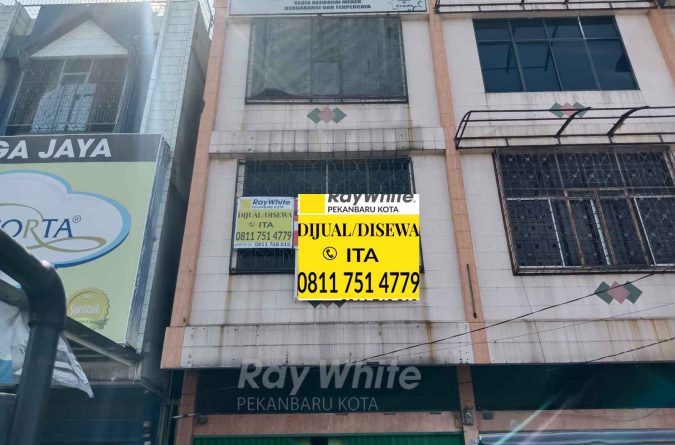 Disewakan Ruko 3 Lantai di Jalan Nangka, Pekanbaru