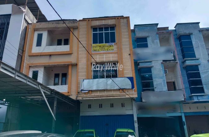 Disewakan Ruko 3 Lantai Dekat Arifin Ahmad, Pekanbaru